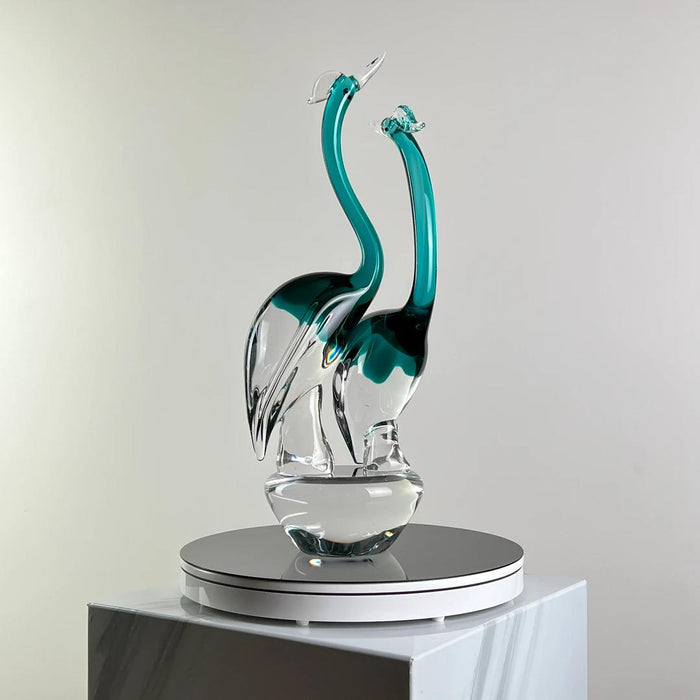Murrana【Eternal Companions】New modern Italian minimalist luxury pure handmade crystal glass art ornaments