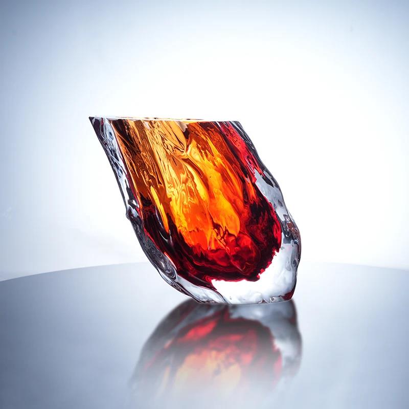 Murrana【Heart of Flame】 Handcrafted Crystal Glass Vase & fruit bowl – WoW 20th Anniversary Home Decor Collectible