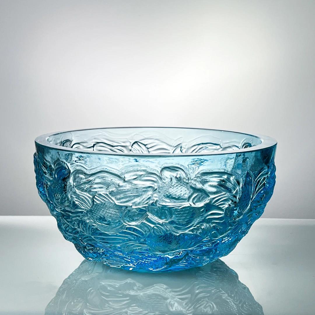 Murrana【Heart of the Ocean】Italian minimalist modern new Chinese style pure handmade crystal glass