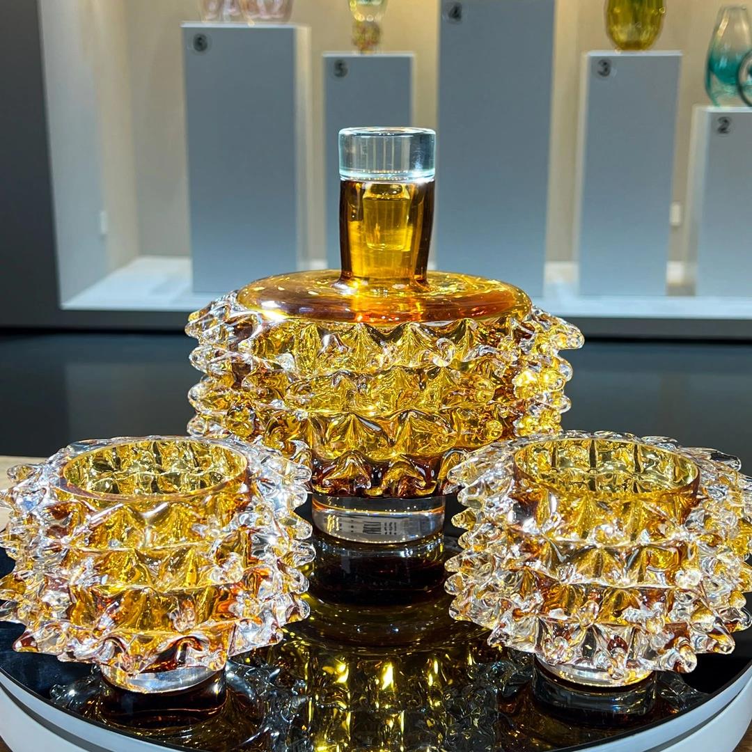 Murrana 【Rhythm of Light】Italian minimalist modern simple high-end wine set crystal glass art ornaments