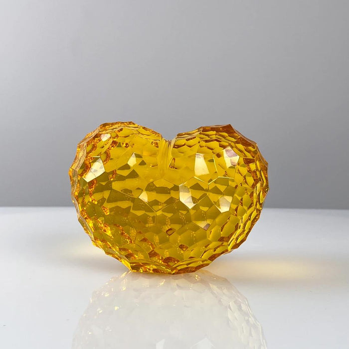 Murrana【Heart of Light】Italian minimalist modern simple 1 handmade  crystal glass art ornaments