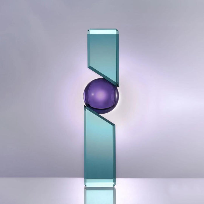 Murrana 【Threshold of Balance】Italian minimalist new Chinese light luxury home art glass flower vase ornaments