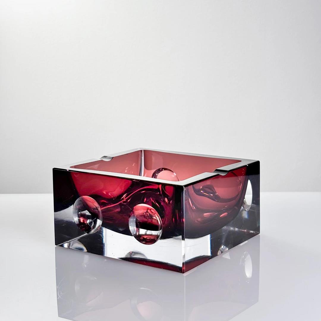 Murrana | Rhythm of Water — Square Glass Ashtray
