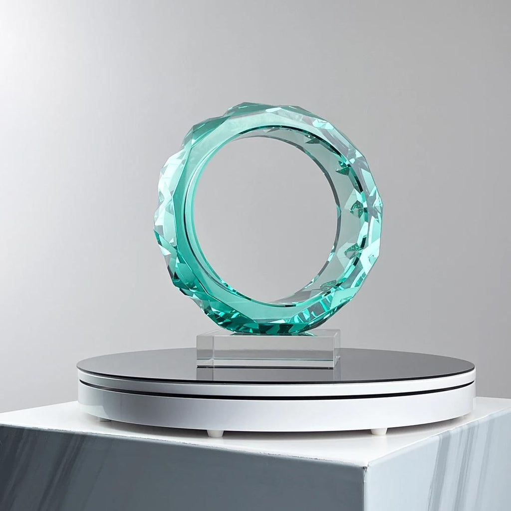 Murrana【Circle of Continuity】 Italian minimalist modern minimalist light luxury crystal glass art ornaments