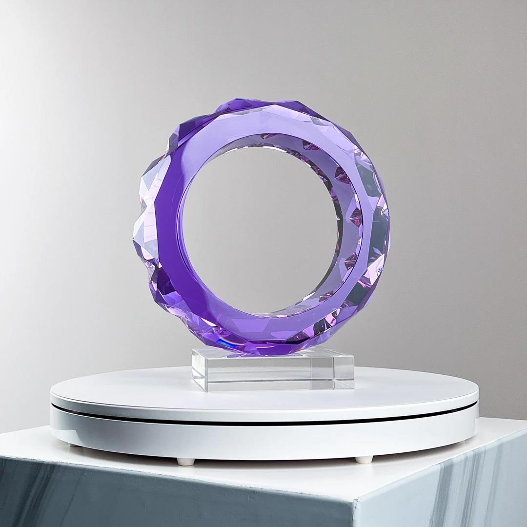 Murrana【Silent Halo】Italian minimalist modern luxury crystal glass art ornaments