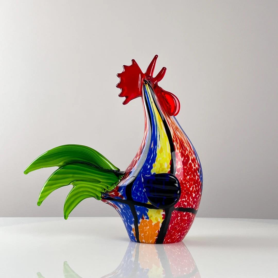 Murrana【Song of Dawn】Italian minimalist modern luxury animal handmade crystal glass art ornaments