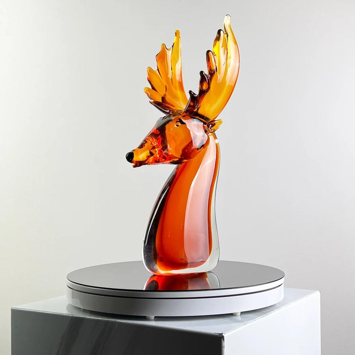 Murrana【Antlers of Dawn】 Nordic simple Italian minimalist design pure handmade crystal glass art ornaments