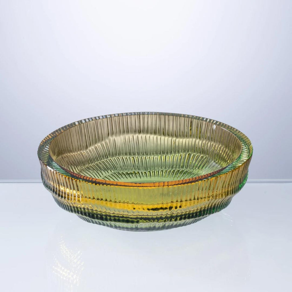 Murrana【Interwoven Light】 Italian minimalist new Chinese light luxury home art glass fruit bowl