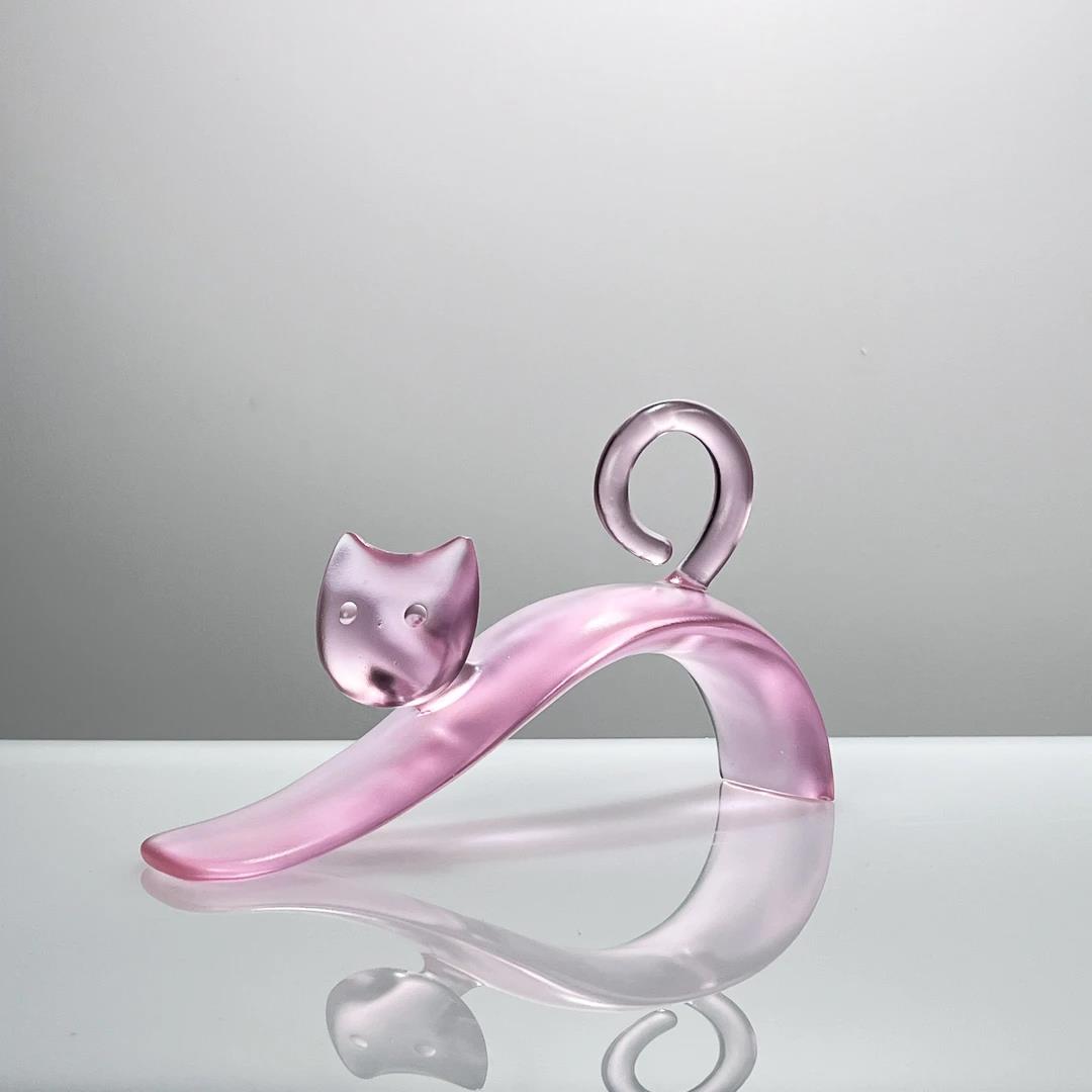 Murrana【Graceful Steps】Italian minimalist modern luxury French intangible cultural heritage pure handmade crystal glass ornaments
