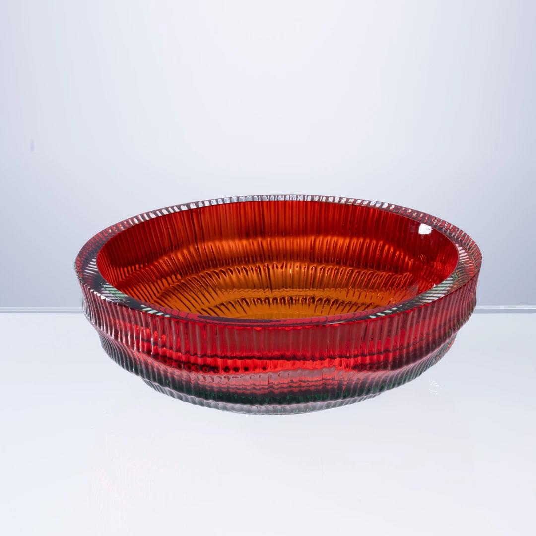 Murrana【Flowing Light】 Italian minimalist new Chinese light luxury home art glass fruit bowl