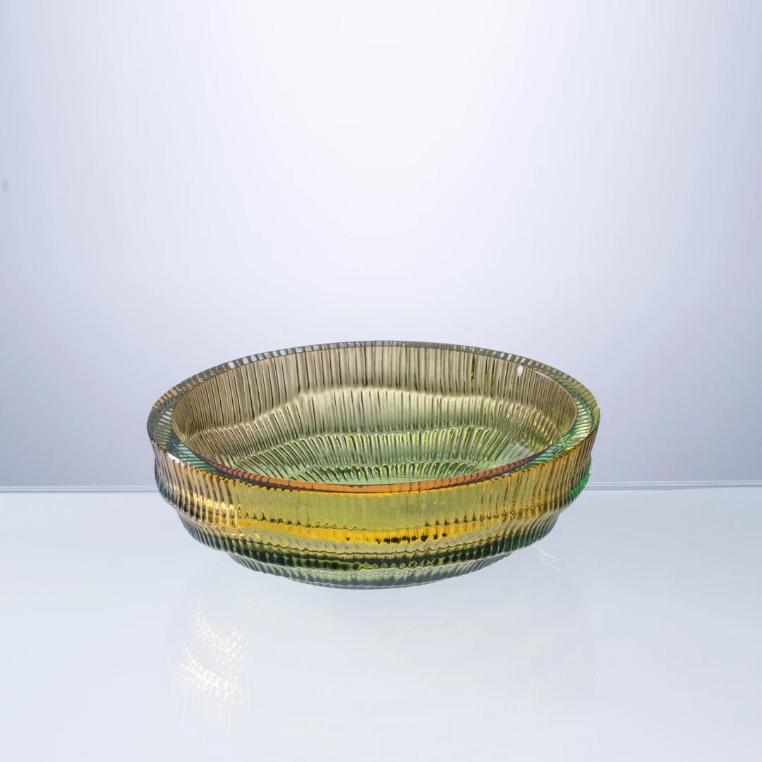 Murrana【Interwoven Light】 Italian minimalist new Chinese light luxury home art glass fruit bowl