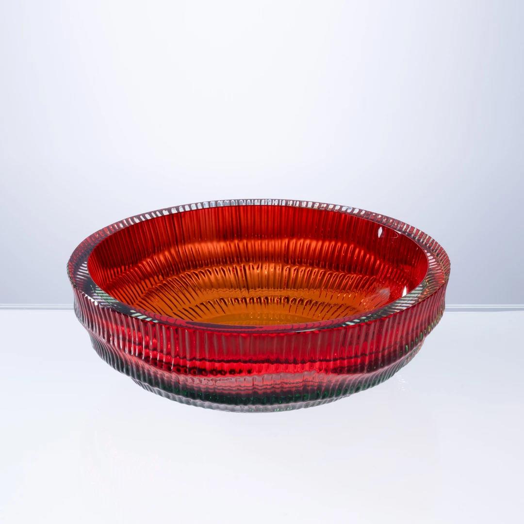 Murrana【Flowing Light】 Italian minimalist new Chinese light luxury home art glass fruit bowl