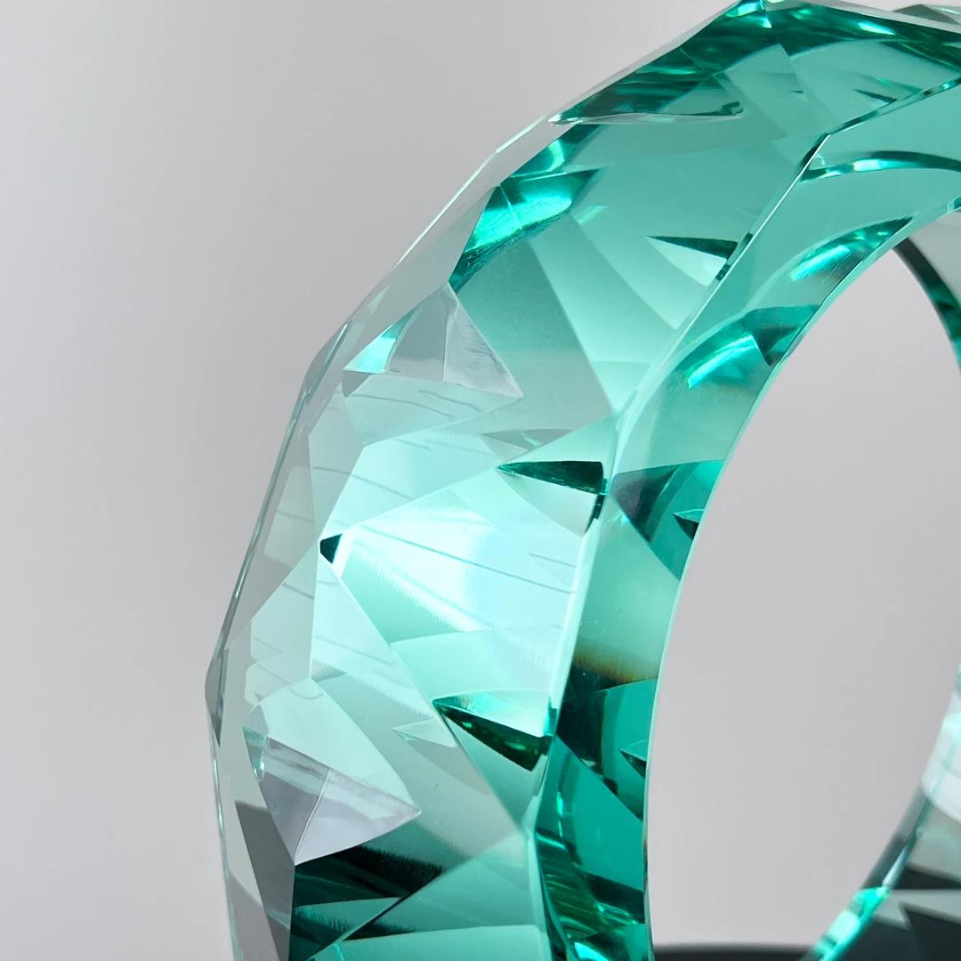 Murrana【Circle of Continuity】 Italian minimalist modern minimalist light luxury crystal glass art ornaments