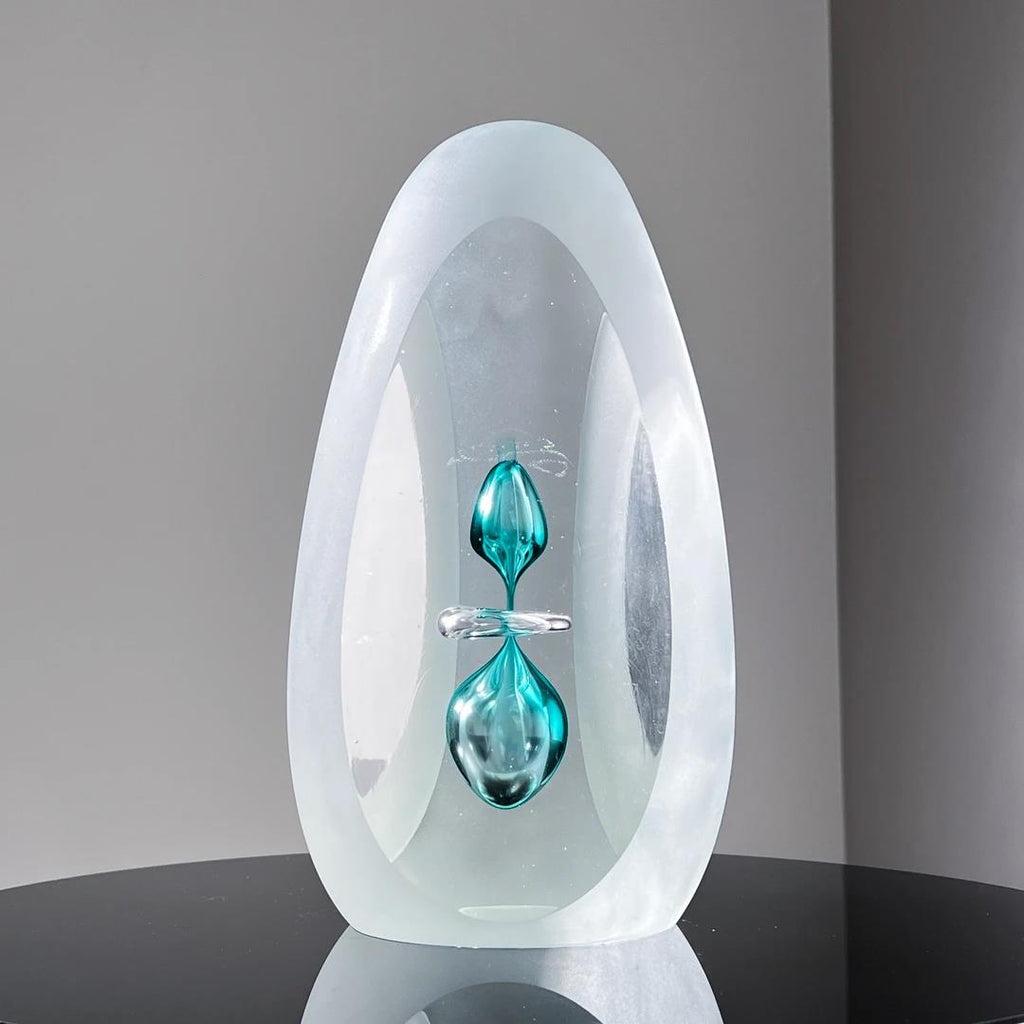 Murrana【Drip of Time】 Modernist simple luxury Italian minimalist handmade crystal glass art ornaments