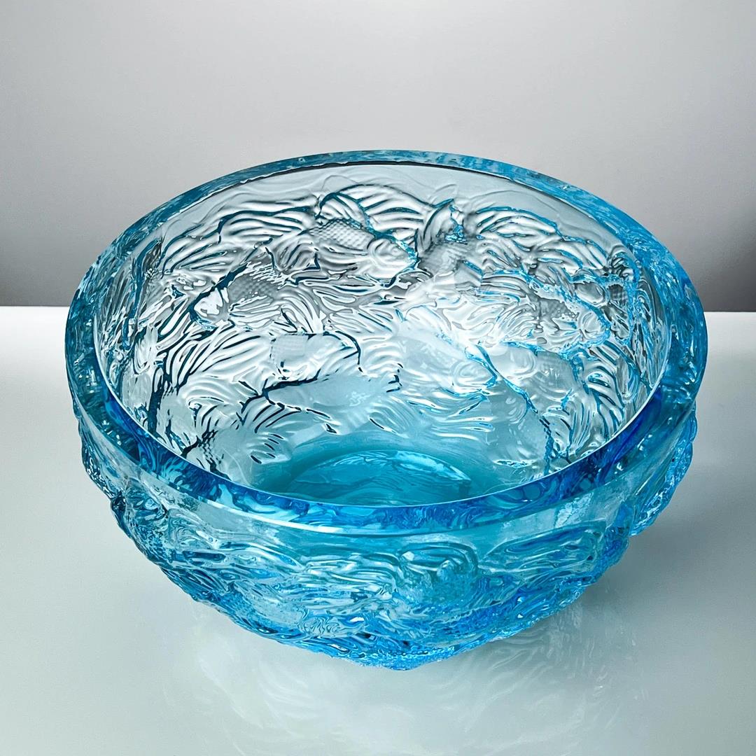 Murrana【Heart of the Ocean】Italian minimalist modern new Chinese style pure handmade crystal glass