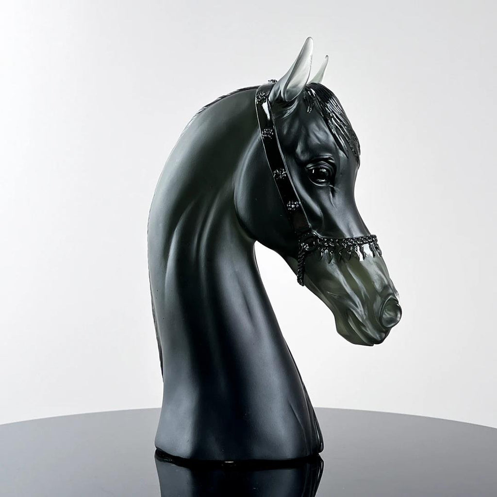 Murrana【Spirit of the Black Horse】 Italian minimalist modern light luxury simple handmade crystal glass art ornaments