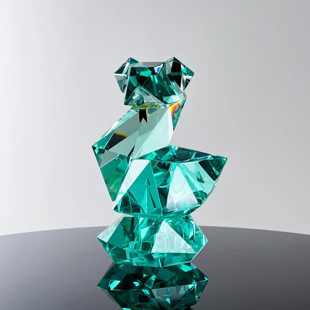 Murrana【Serenity in Motion】 Minimalist French American Modern Light Luxury Crystal Glass Art Ornaments