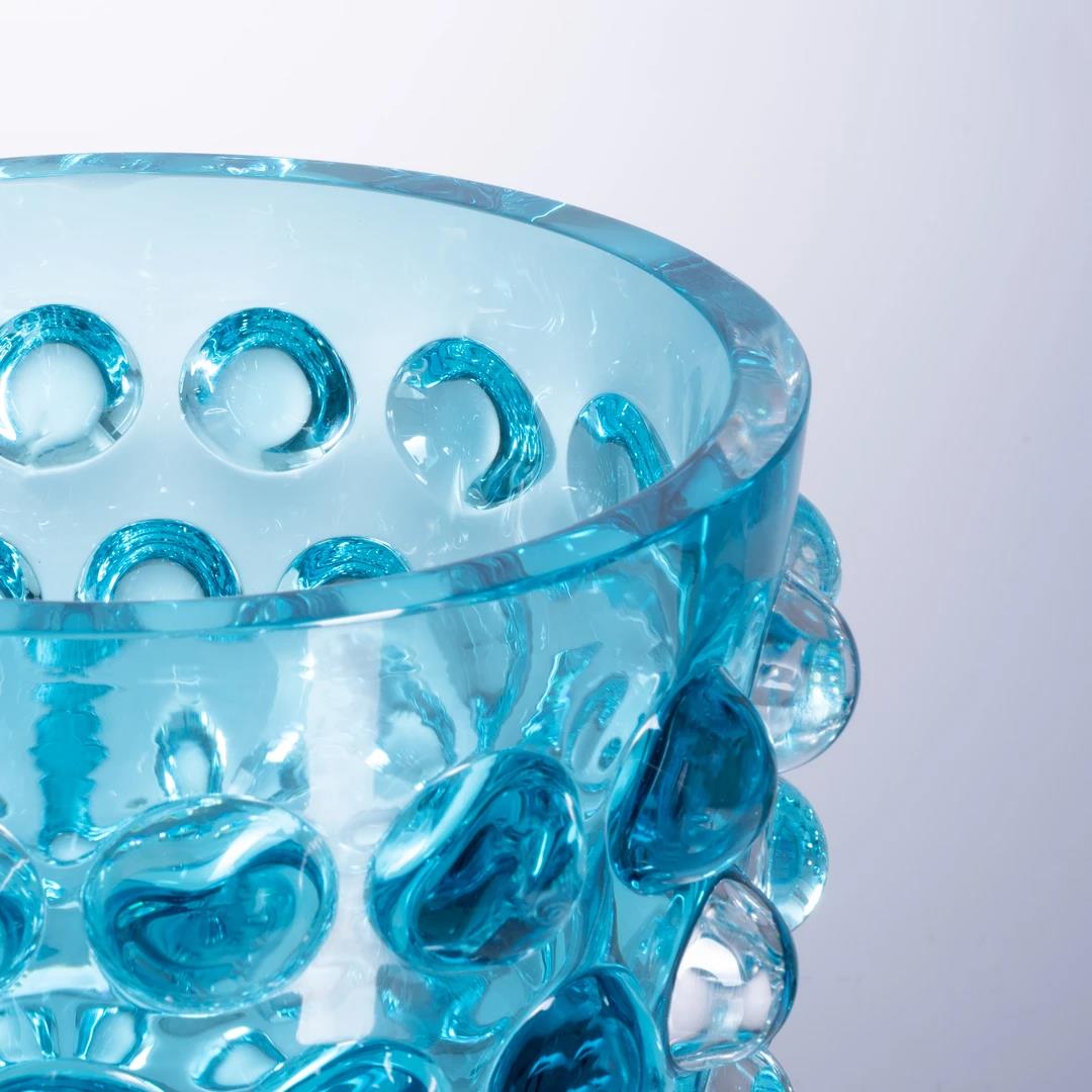 Murrana【Heart of the Ocean】 Italian minimalist luxury modernism high-end handmade flower vase
