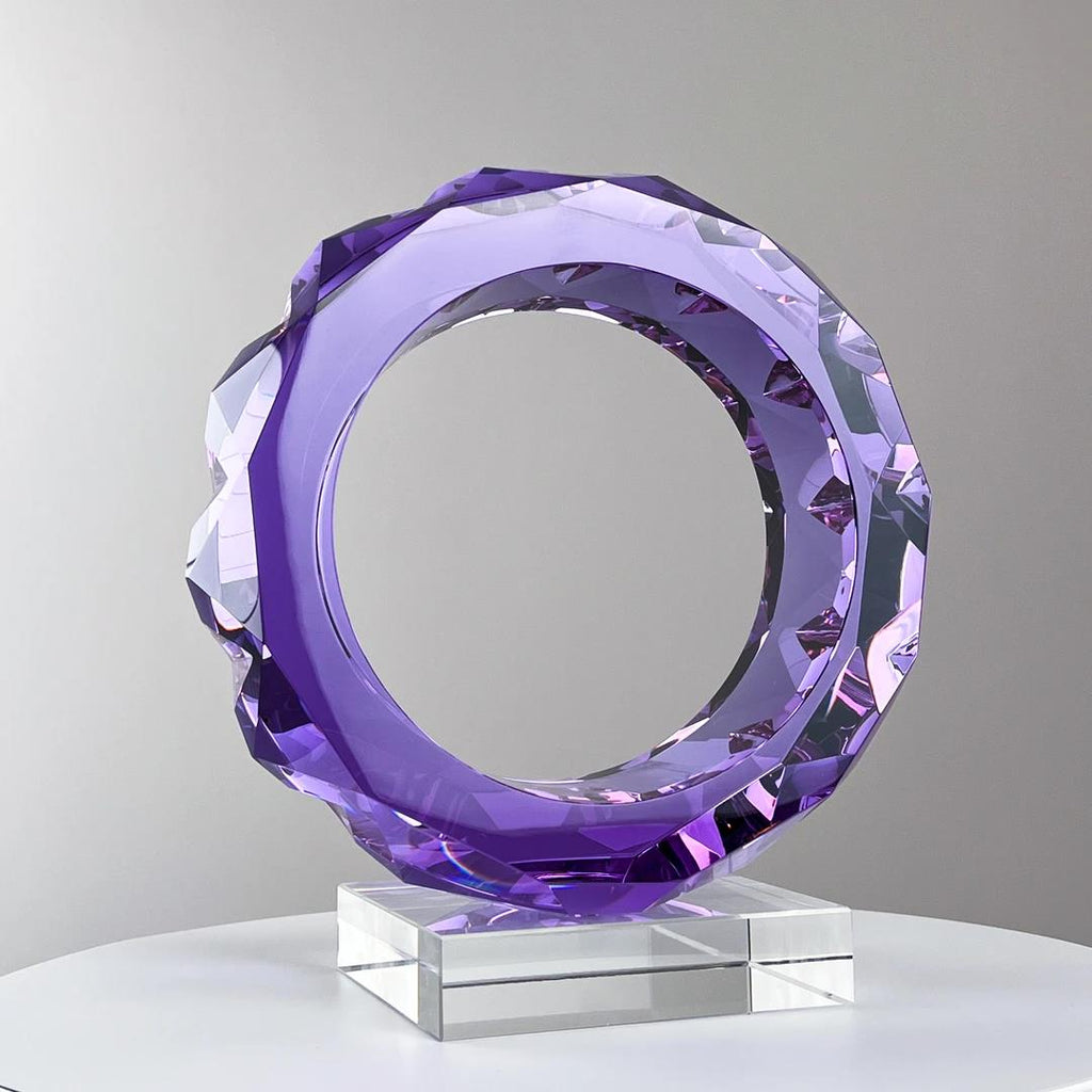 Murrana【Silent Halo】Italian minimalist modern luxury crystal glass art ornaments