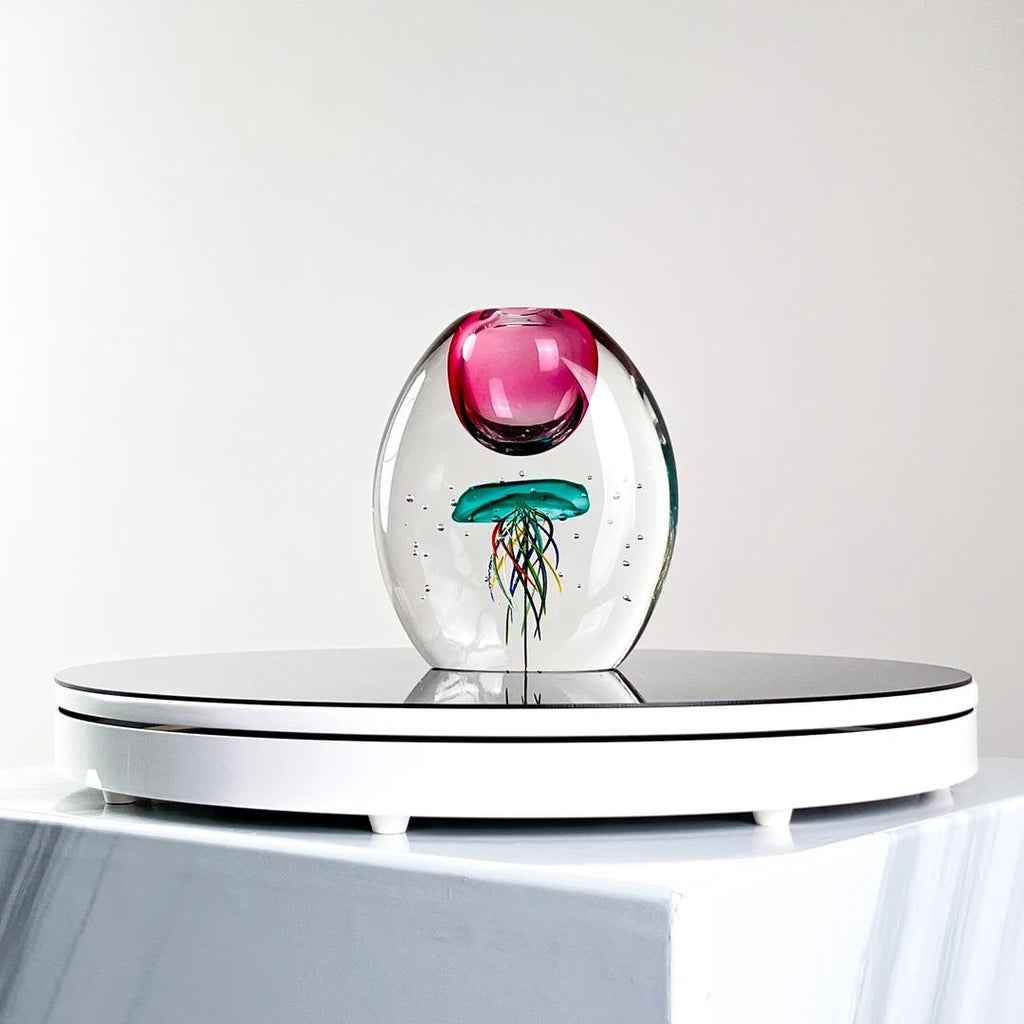 Murrana【Rhythm of the Ocean】 Italian Simple Modern Light Luxury Purely Handmade Crystal Glass Ornaments
