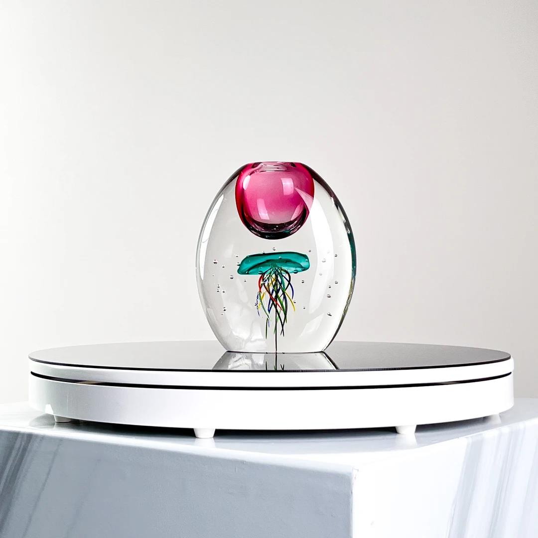 Murrana【Rhythm of the Ocean】 Italian Simple Modern Light Luxury Purely Handmade Crystal Glass Ornaments