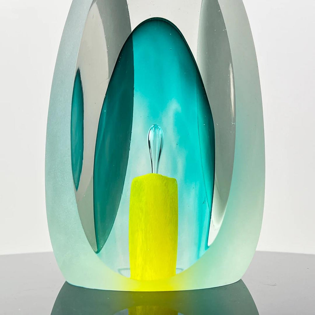 Murrana【Sanctuary of Light】Italian minimalist modern luxury pure handmade crystal glass art ornaments