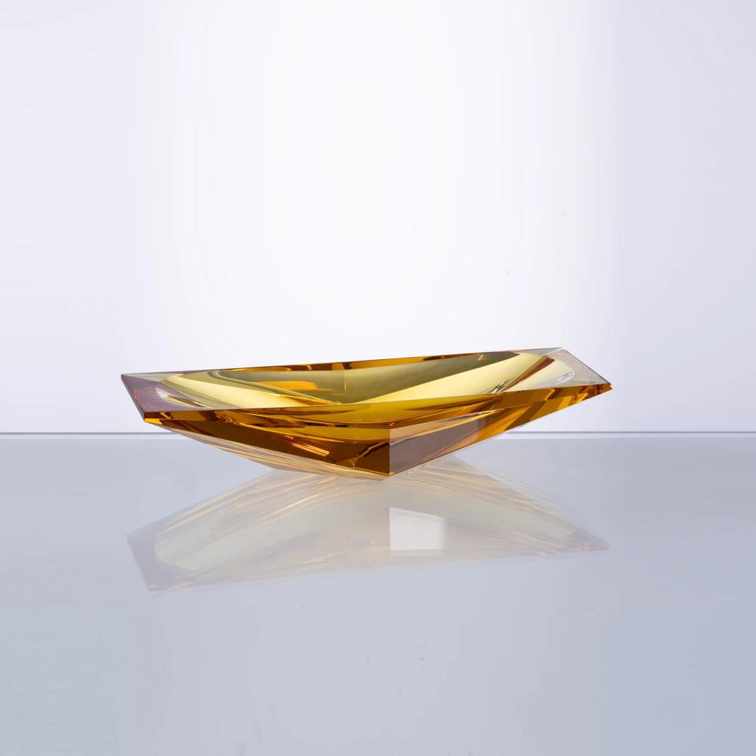 Murrana【Illusion of Light】 Italian minimalist new Chinese light luxury home art glass fruit bowl