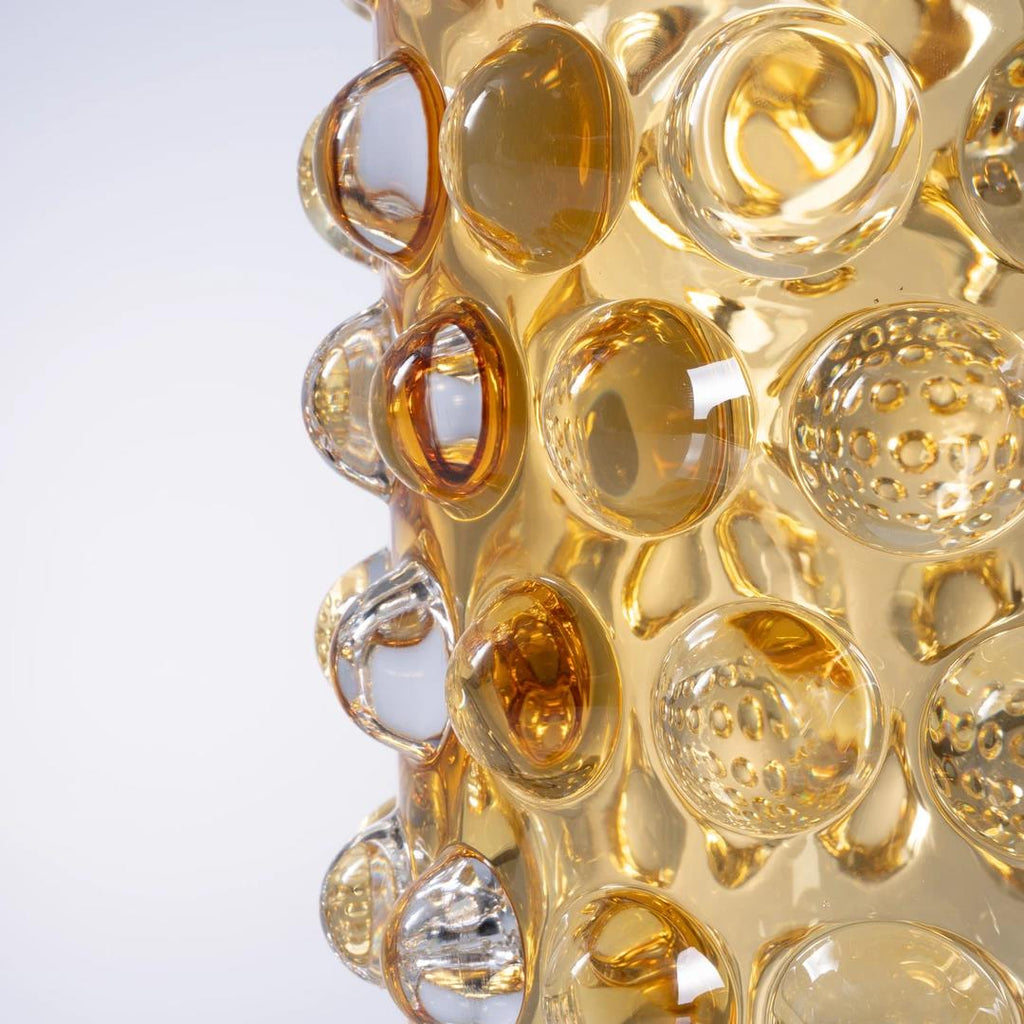 Murrana 【Amber Radiance】 Italian minimalist luxury modernism high-end handmade flower vase