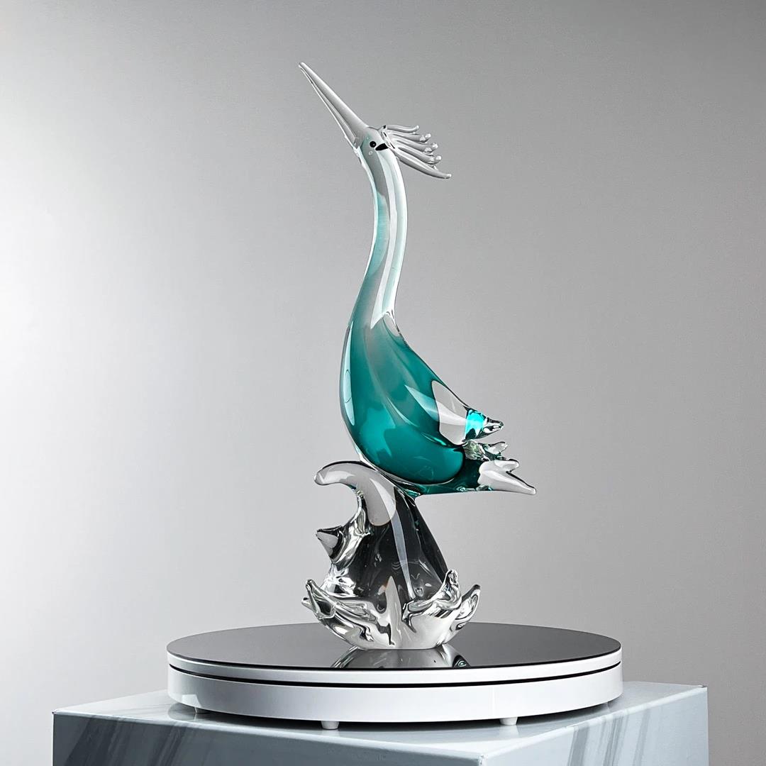 Murrana【Wings of Freedom】 Italian minimalist modern luxury pure handmade crystal glass art ornaments