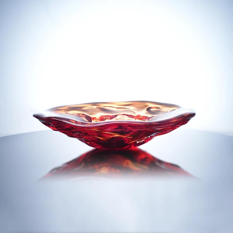 Murrana【Heart of Flame】 Handcrafted Crystal Glass Vase & fruit bowl – WoW 20th Anniversary Home Decor Collectible