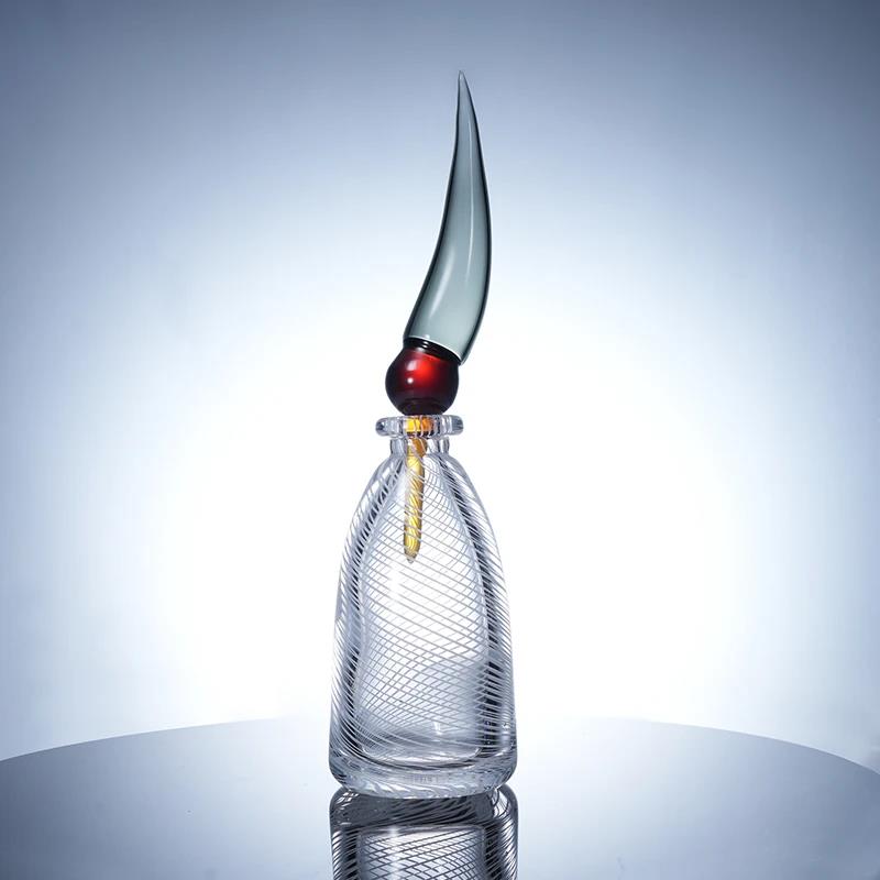 Murrana【Moonlight Serenity】 Handcrafted Crystal Glass Diffuser & Vase – Creative Decor for Entryway and Living Room