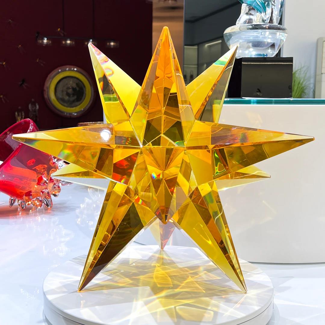 Murrana【Radiant Star】 Italian modern simple high-end handmade crystal glass large art ornaments