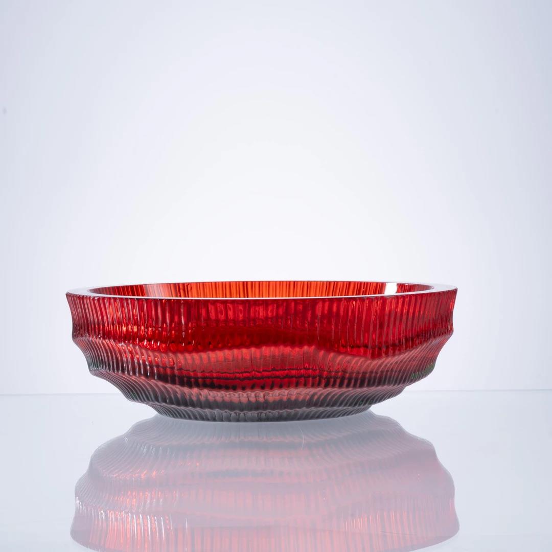 Murrana【Flowing Light】 Italian minimalist new Chinese light luxury home art glass fruit bowl
