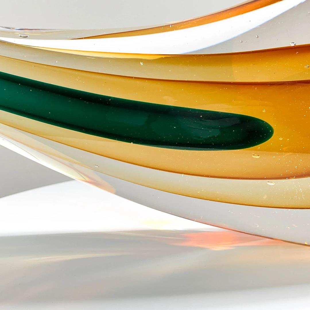 Murrana【Flowing Wings】 Italian minimalist luxury high-end pure handmade glass new Chinese style art ornaments