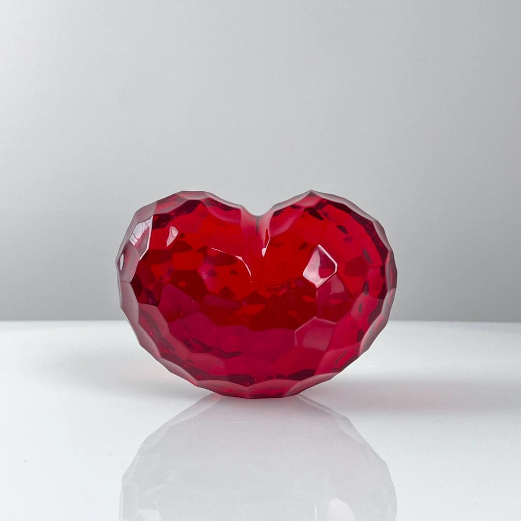 Murrana【Heart of Light】Italian minimalist modern simple 1 handmade  crystal glass art ornaments