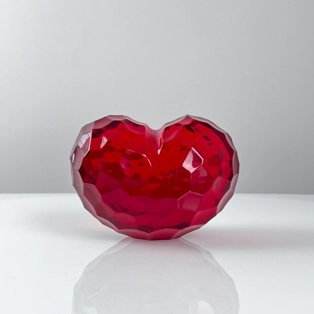 Murrana【Heart of Light】Italian minimalist modern simple 1 handmade  crystal glass art ornaments