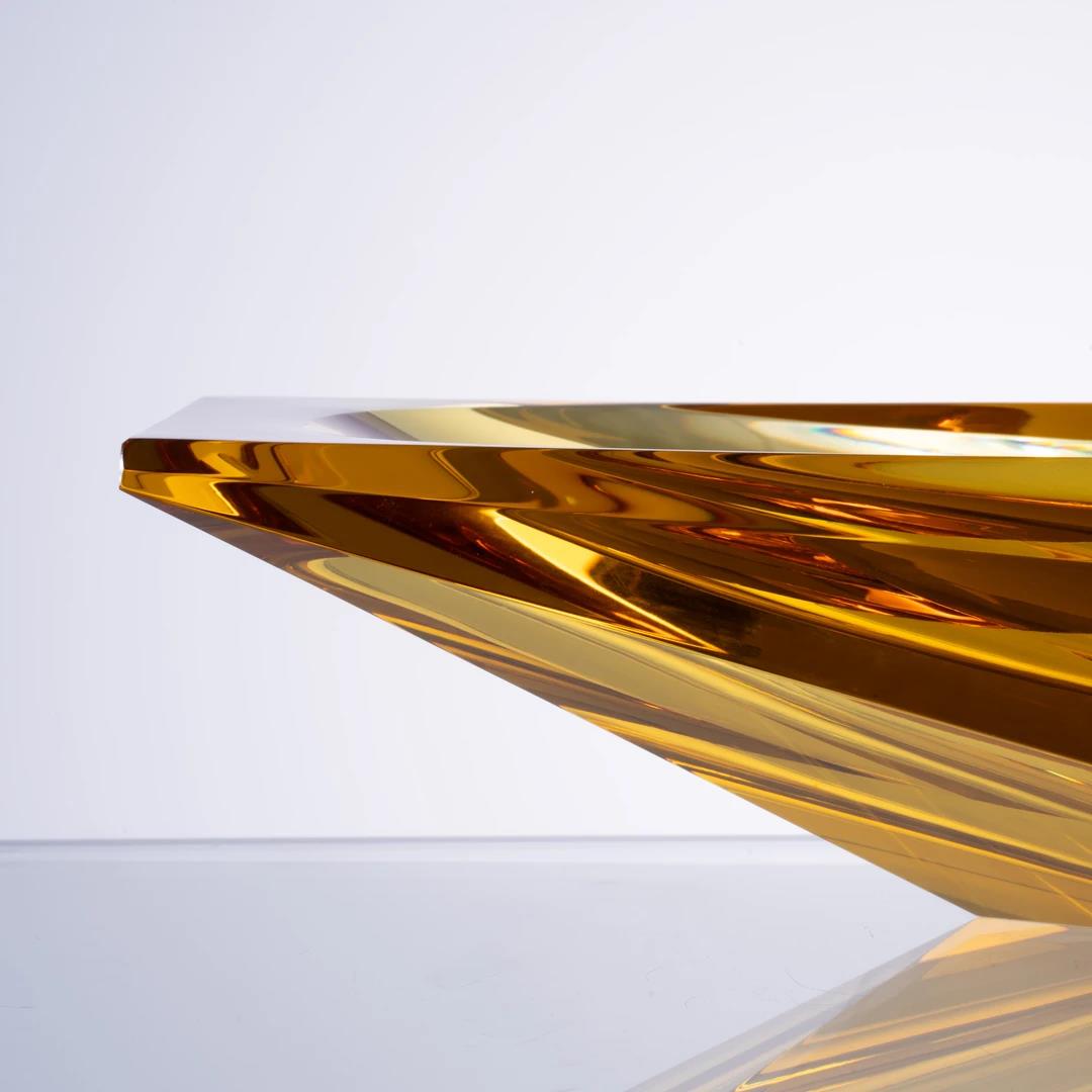 Murrana【Illusion of Light】 Italian minimalist new Chinese light luxury home art glass fruit bowl