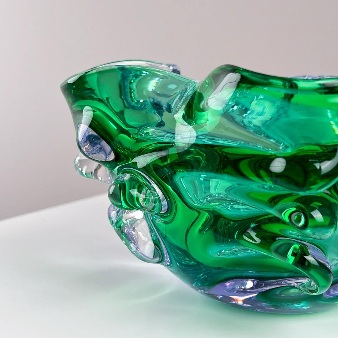 Murrana【Tide of Life】Modern light luxury handmade crystal glass art fruit bowl fruit plate