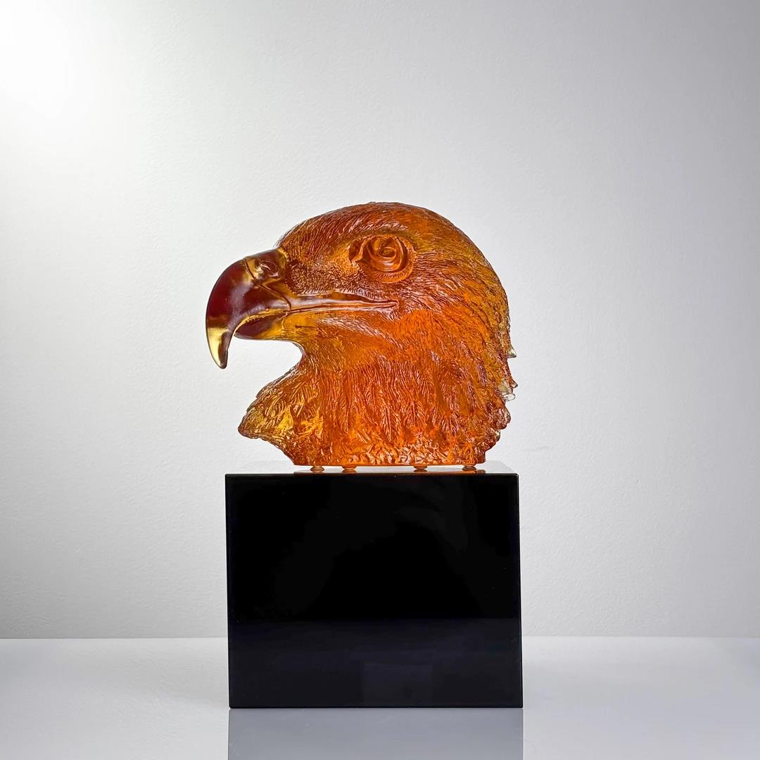 Murrana【King of the Sky】 Italian minimalist modern style handmade crystal glass art animal ornaments