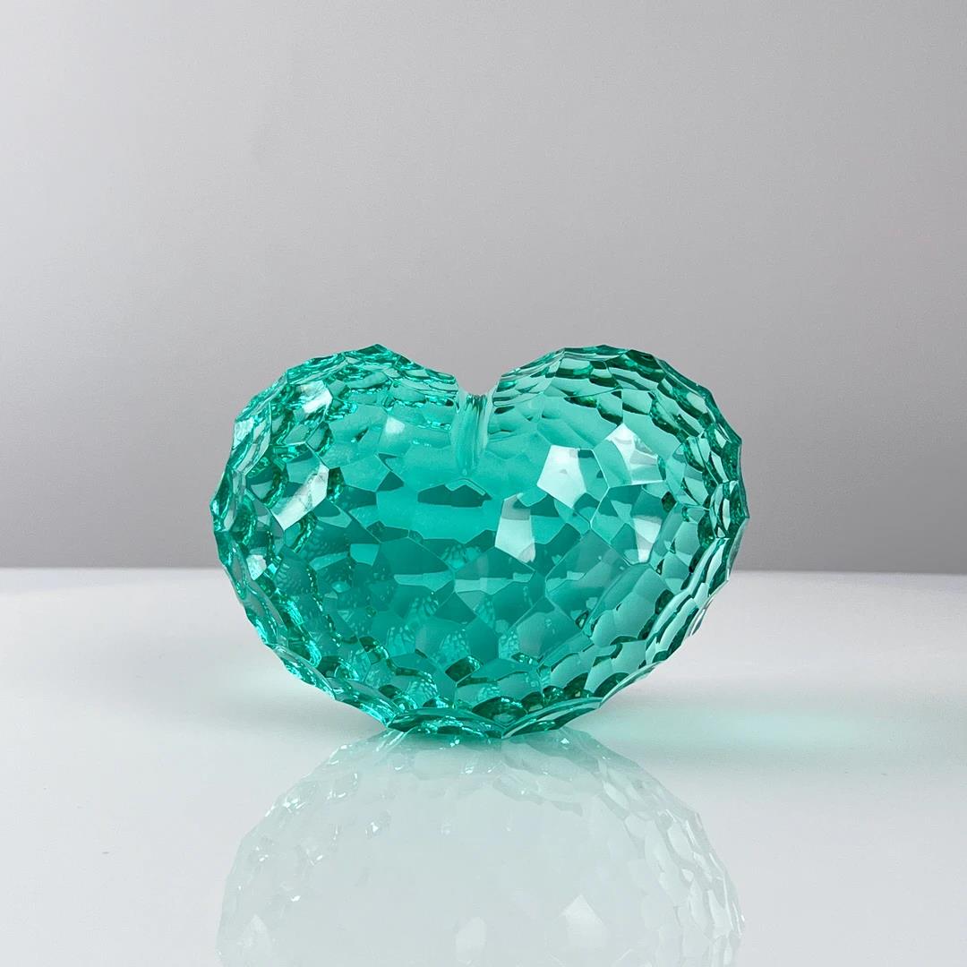 Murrana【Heart of Light】Italian minimalist modern simple 1 handmade  crystal glass art ornaments