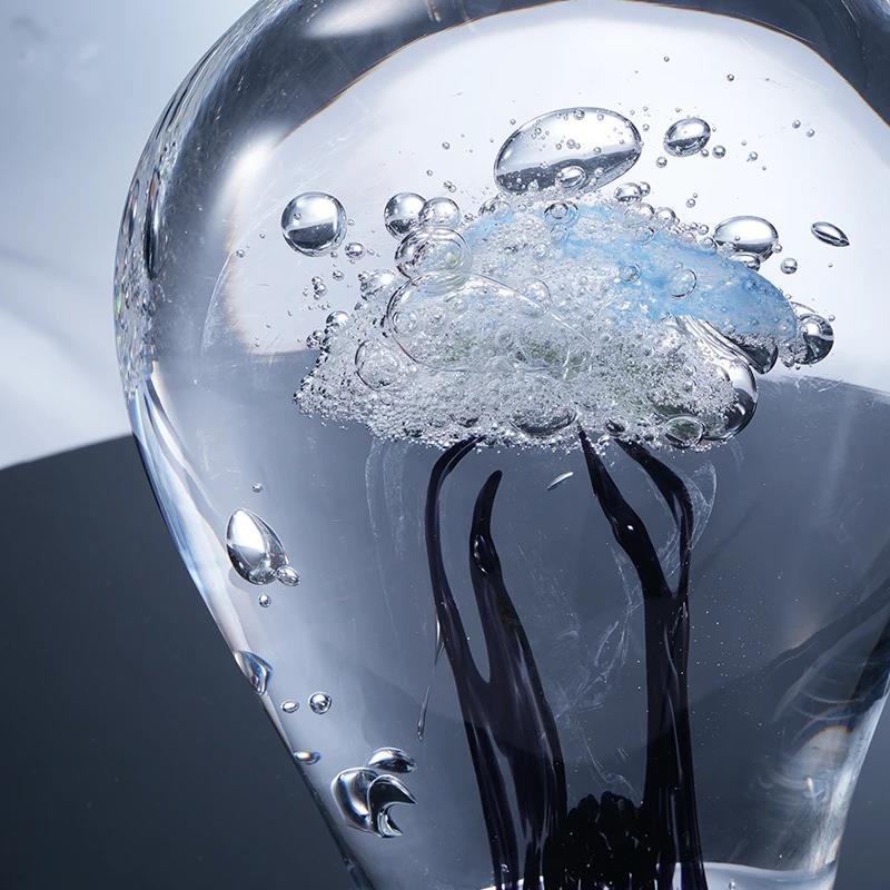 Murrana【Roots & Bonds】 Handcrafted Crystal Glass Sculpture – Thoughtful Gift for Elders, Perfect for Home or Altar Decor
