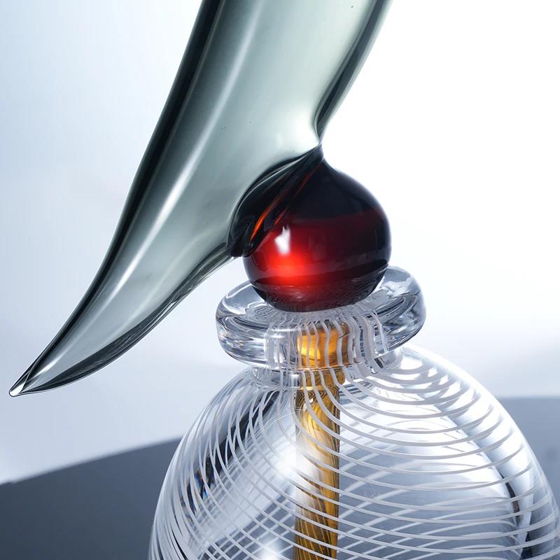 Murrana【Moonlight Serenity】 Handcrafted Crystal Glass Diffuser & Vase – Creative Decor for Entryway and Living Room