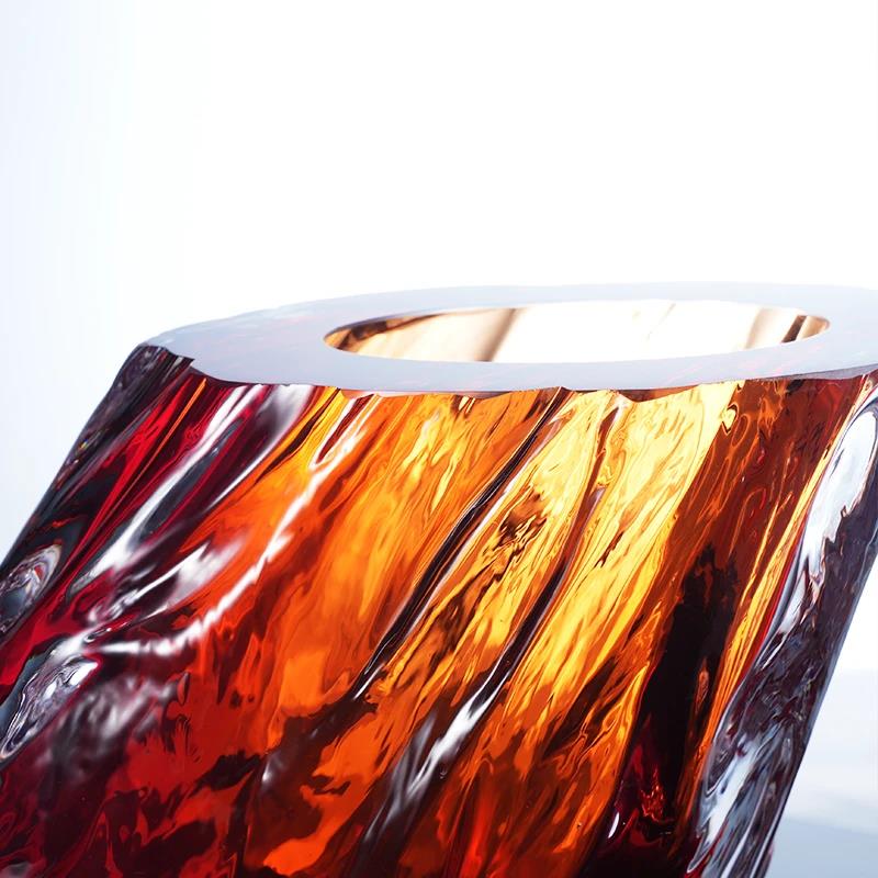 Murrana【Heart of Flame】 Handcrafted Crystal Glass Vase & fruit bowl – WoW 20th Anniversary Home Decor Collectible