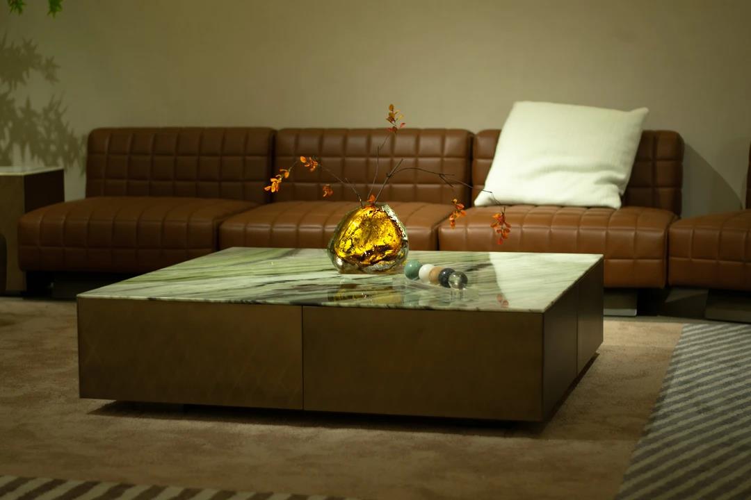 Murrana 【Flow of Light】 Italian minimalist new Chinese light luxury home art glass vase