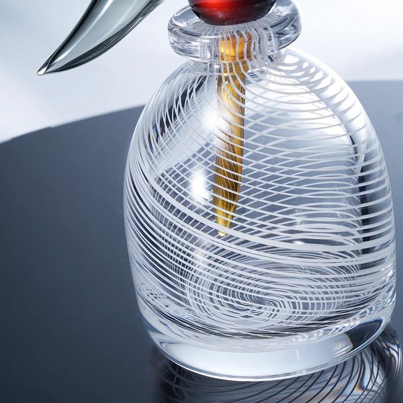 Murrana【Moonlight Serenity】 Handcrafted Crystal Glass Diffuser & Vase – Creative Decor for Entryway and Living Room