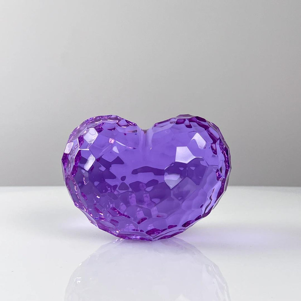 Murrana【Heart of Light】Italian minimalist modern simple 1 handmade  crystal glass art ornaments