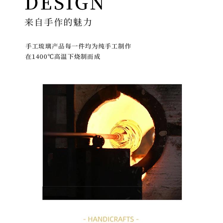 Murrana【Realm of Light】 Modern art high-end pure handmade crystal glass ornaments light luxury entrance