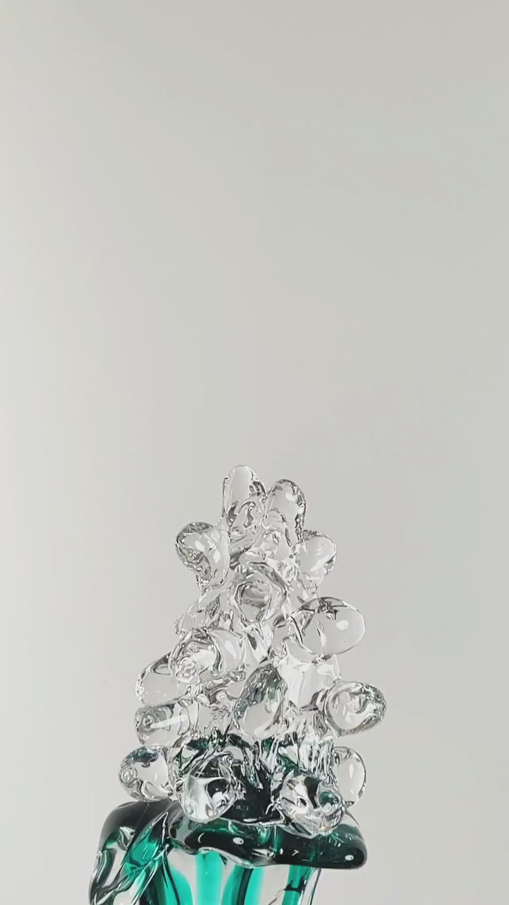 Murrana【Surge of Life】New Chinese modernist light luxury pure handmade crystal glass art ornaments