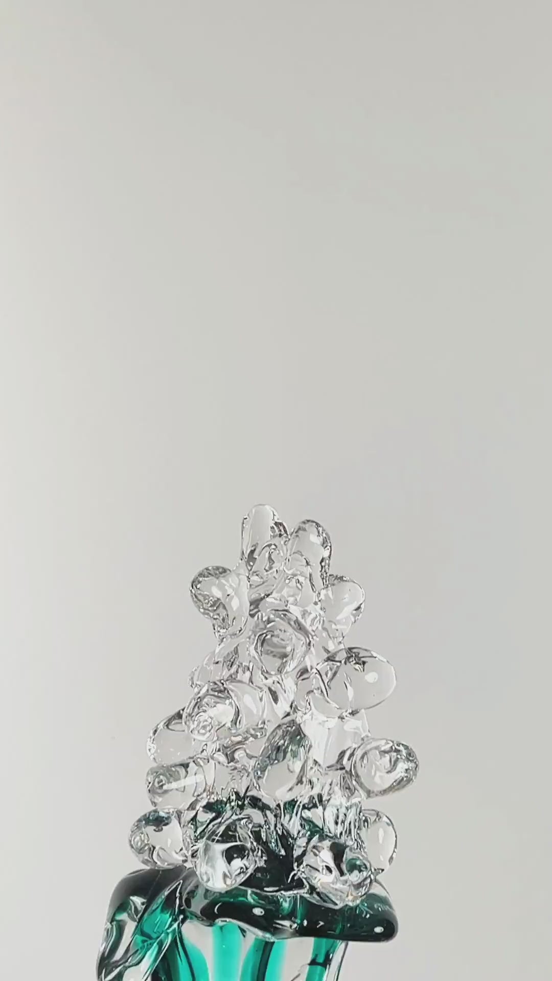 Murrana【Surge of Life】New Chinese modernist light luxury pure handmade crystal glass art ornaments