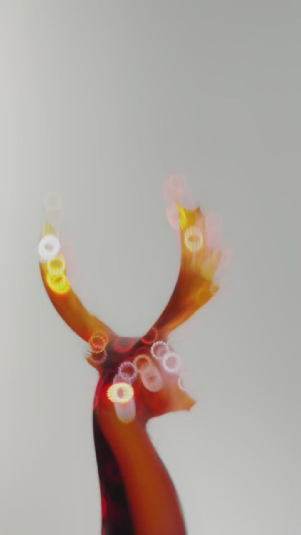 Murrana【Antlers of Dawn】 Nordic simple Italian minimalist design pure handmade crystal glass art ornaments